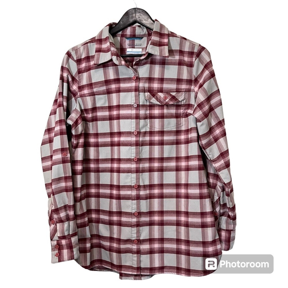 Columbia Omni-Wick Advanced Evaporation Plaid Shacket